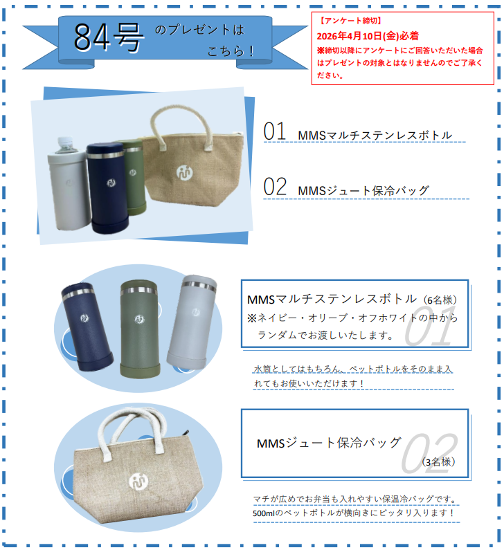 Vol.84 プレゼント内容